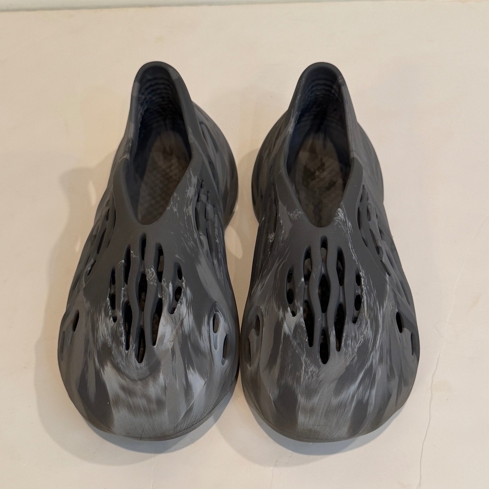 Adidas Yeezy Foam RNR MX Cinder Mens Size 8 ID4126 Marbled Slip On Shoes